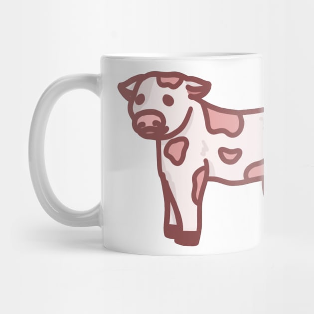 Strawberry Cow by Reeseworks